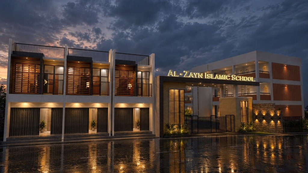 Fasad Gedung Al-Zayn Islamic School