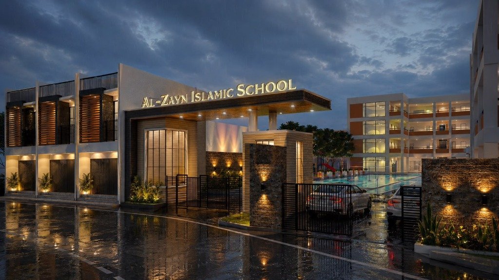 Gerbang Utama Al-Zayn Islamic School